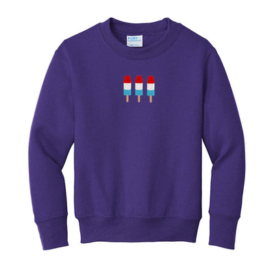 Kids 'Patriotic Popsicles' Crewneck Sweatshirt - United Monograms