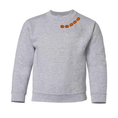 Kids 'Pumpkin Collar' Crewneck Sweatshirt - United Monograms