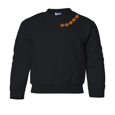 Kids 'Pumpkin Collar' Crewneck Sweatshirt - United Monograms