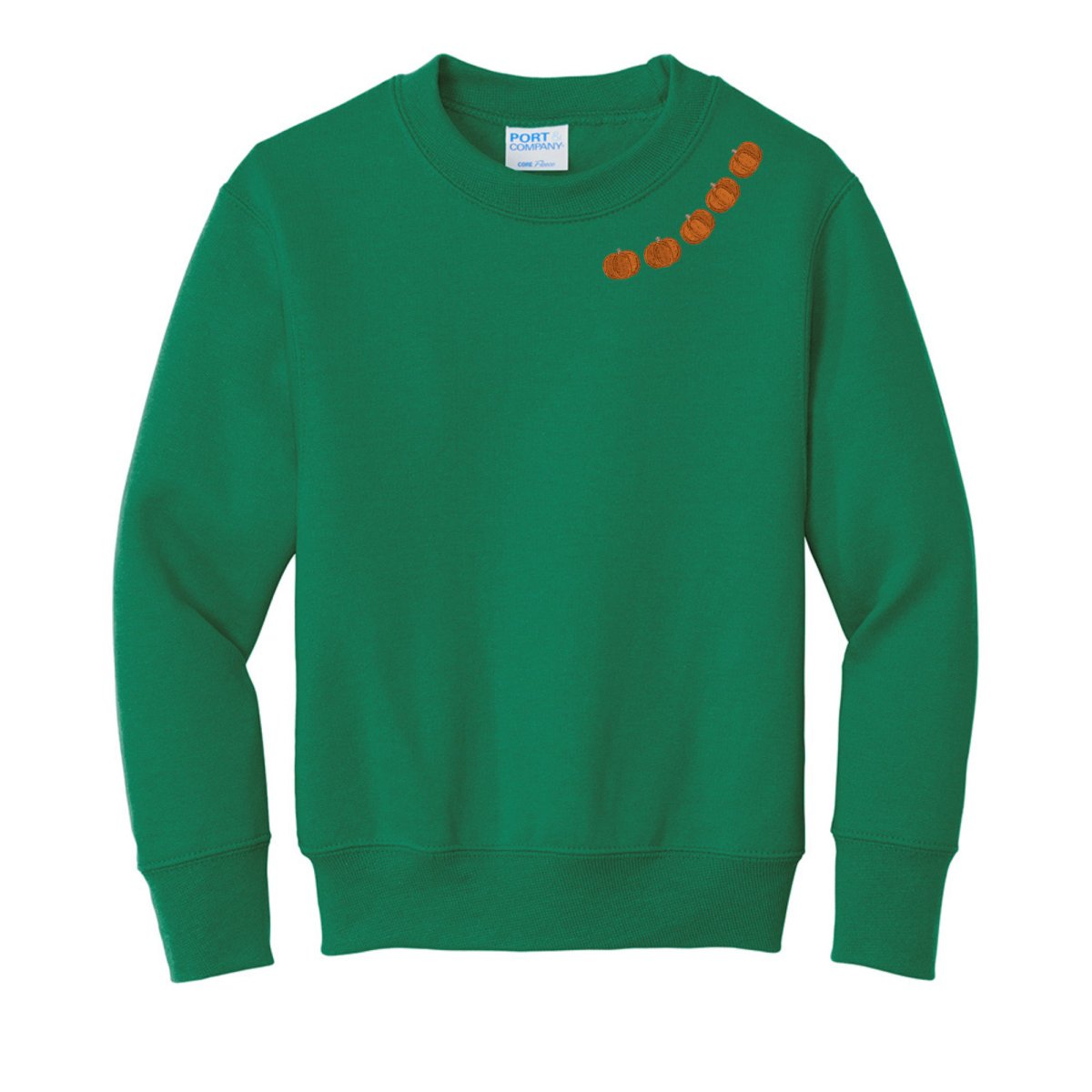 Kids 'Pumpkin Collar' Crewneck Sweatshirt - United Monograms