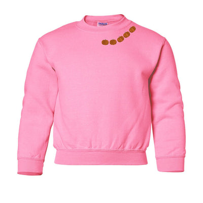 Kids 'Pumpkin Collar' Crewneck Sweatshirt - United Monograms