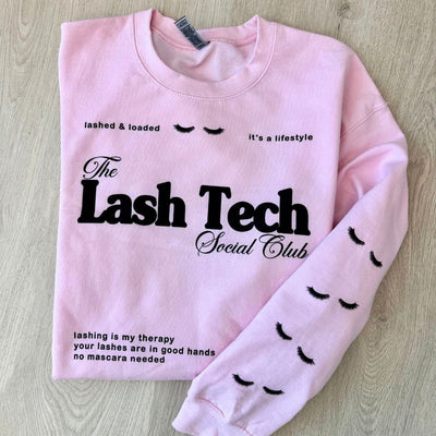 ‘Lash Tech Social Club' Crewneck Sweatshirt - United Monograms