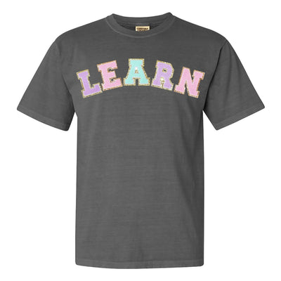 Learn Letter Patch Comfort Colors T-Shirt - United Monograms