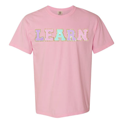 Learn Letter Patch Comfort Colors T-Shirt - United Monograms