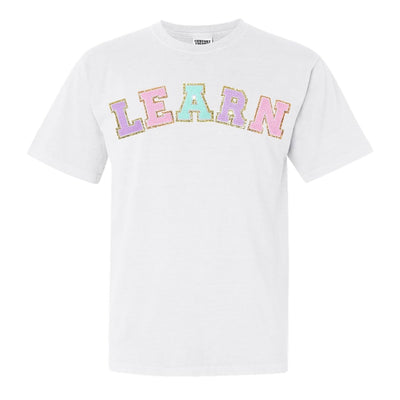 Learn Letter Patch Comfort Colors T-Shirt - United Monograms