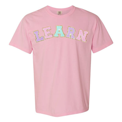 Learn Letter Patch Comfort Colors T-Shirt - United Monograms