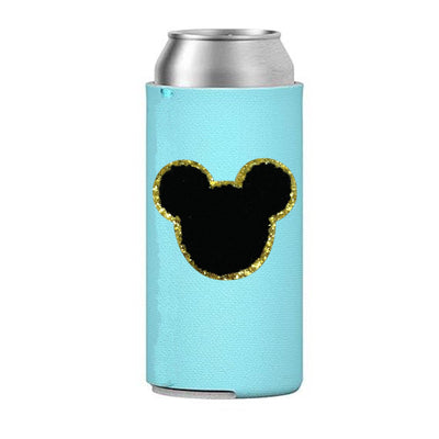 Letter Patch Icon Slim Can Koozie - United Monograms