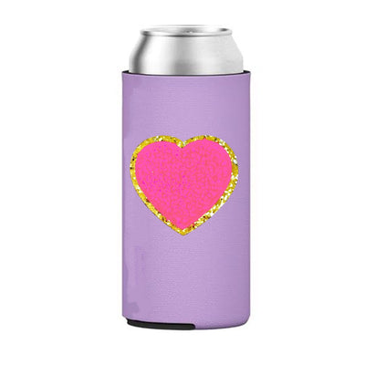 Letter Patch Icon Slim Can Koozie - United Monograms