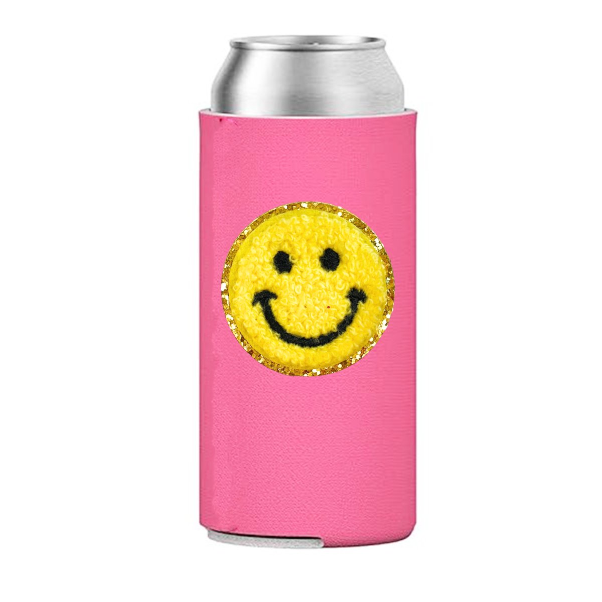 Letter Patch Icon Slim Can Koozie - United Monograms