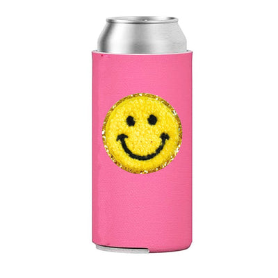 Letter Patch Icon Slim Can Koozie - United Monograms