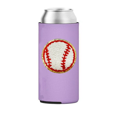 Letter Patch Icon Slim Can Koozie - United Monograms