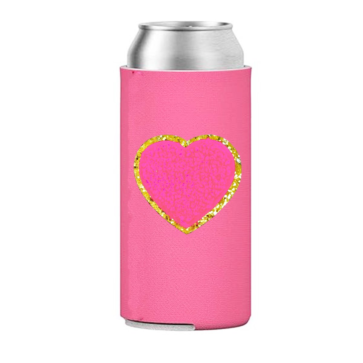 Letter Patch Icon Slim Can Koozie - United Monograms