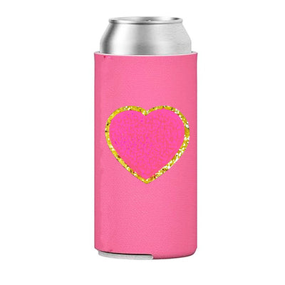 Letter Patch Icon Slim Can Koozie - United Monograms