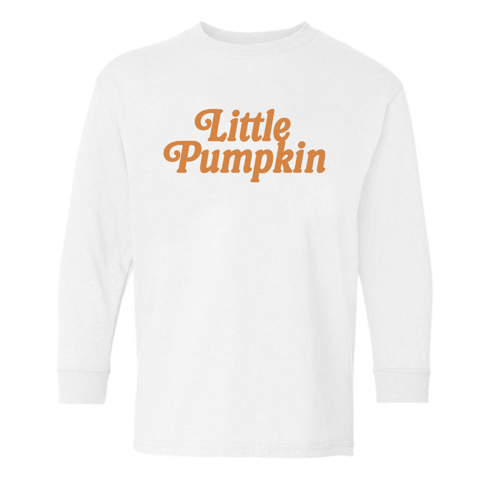 Kids 'Mama's/Little Pumpkin' Long Sleeve T-Shirt