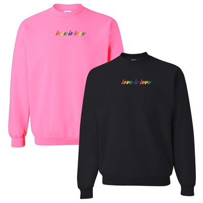 'Love is Love' Crewneck Sweatshirt - United Monograms