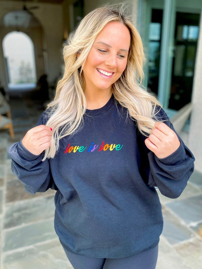'Love is Love' Crewneck Sweatshirt - United Monograms
