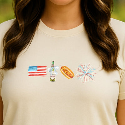 Make It Yours™ 'All - American Cookout' Boxy Tee - United Monograms