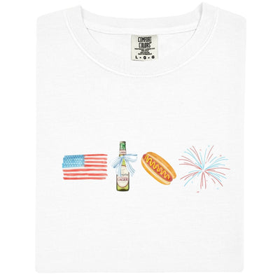 Make It Yours™ 'All - American Cookout' Boxy Tee - United Monograms