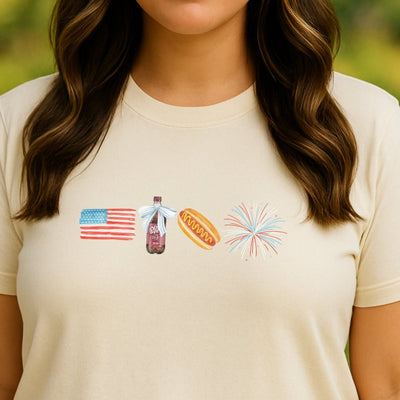 Make It Yours™ 'All - American Cookout' Boxy Tee - United Monograms