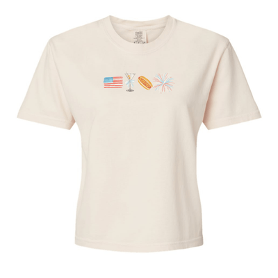 Make It Yours™ 'All - American Cookout' Boxy Tee - United Monograms