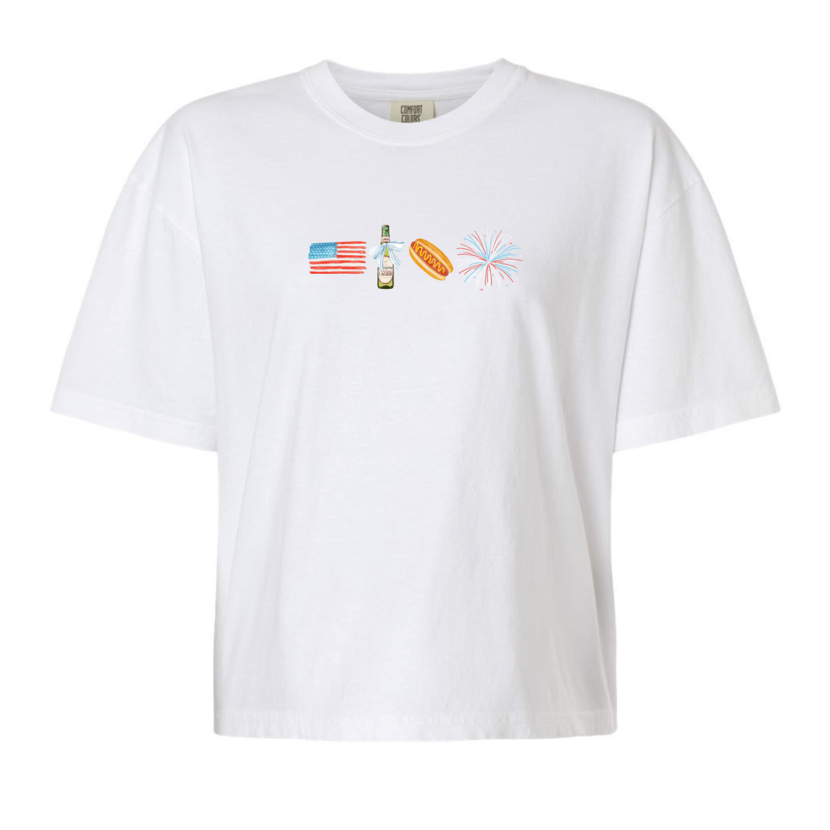 Make It Yours™ 'All - American Cookout' Boxy Tee - United Monograms