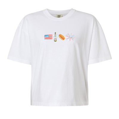 Make It Yours™ 'All - American Cookout' Boxy Tee - United Monograms