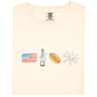 Make It Yours™ 'All - American Cookout' Boxy Tee - United Monograms