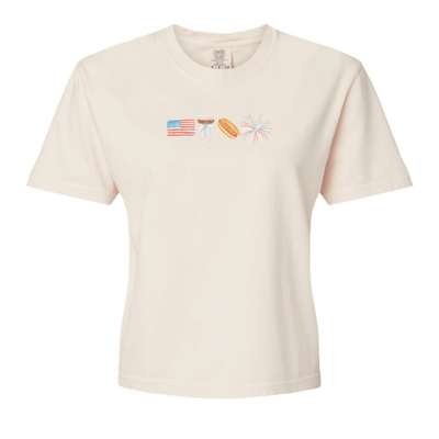 Make It Yours™ 'All - American Cookout' Boxy Tee - United Monograms