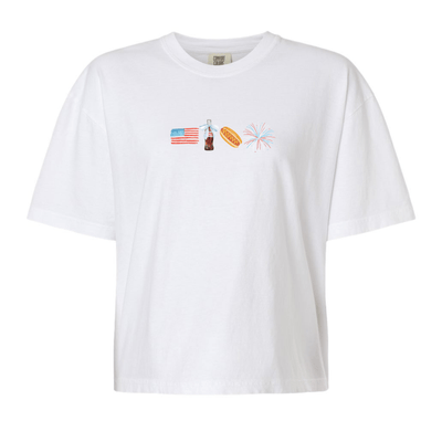 Make It Yours™ 'All - American Cookout' Boxy Tee - United Monograms