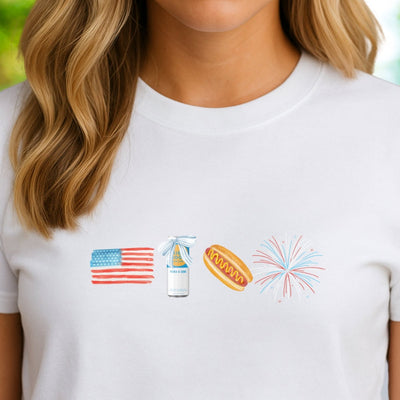 Make It Yours™ 'All - American Cookout' Boxy Tee - United Monograms