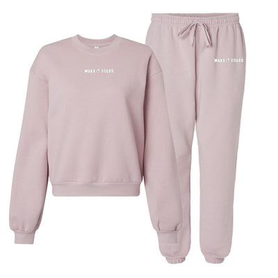Make It Yours™ American Apparel Cropped Crewneck Set - United Monograms