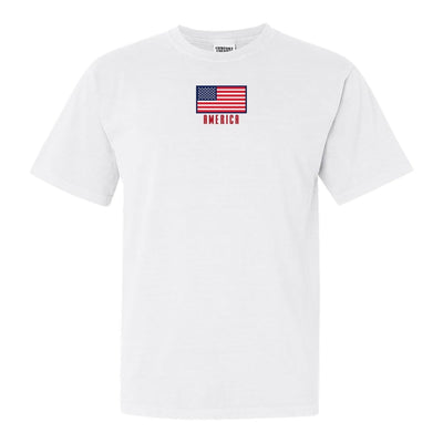 Make It Yours™ 'American Flag' Comfort Colors T-Shirt - United Monograms