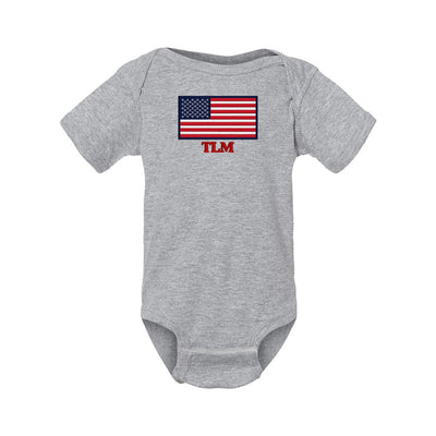 Make It Yours™ 'American Flag' Infant Onesie - United Monograms