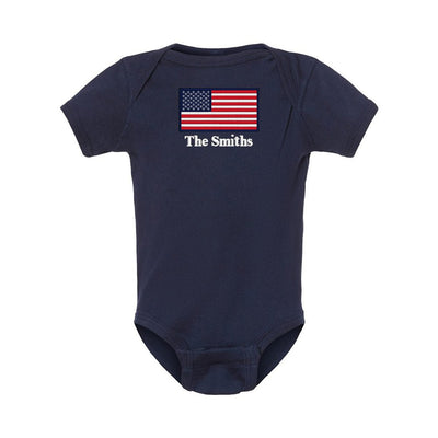 Make It Yours™ 'American Flag' Infant Onesie - United Monograms