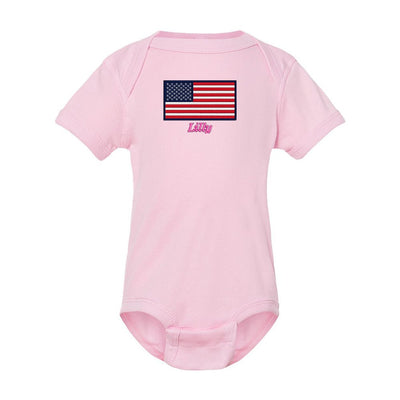 Make It Yours™ 'American Flag' Infant Onesie - United Monograms