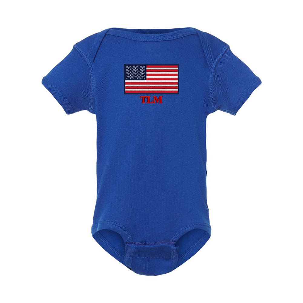Make It Yours™ 'American Flag' Infant Onesie - United Monograms