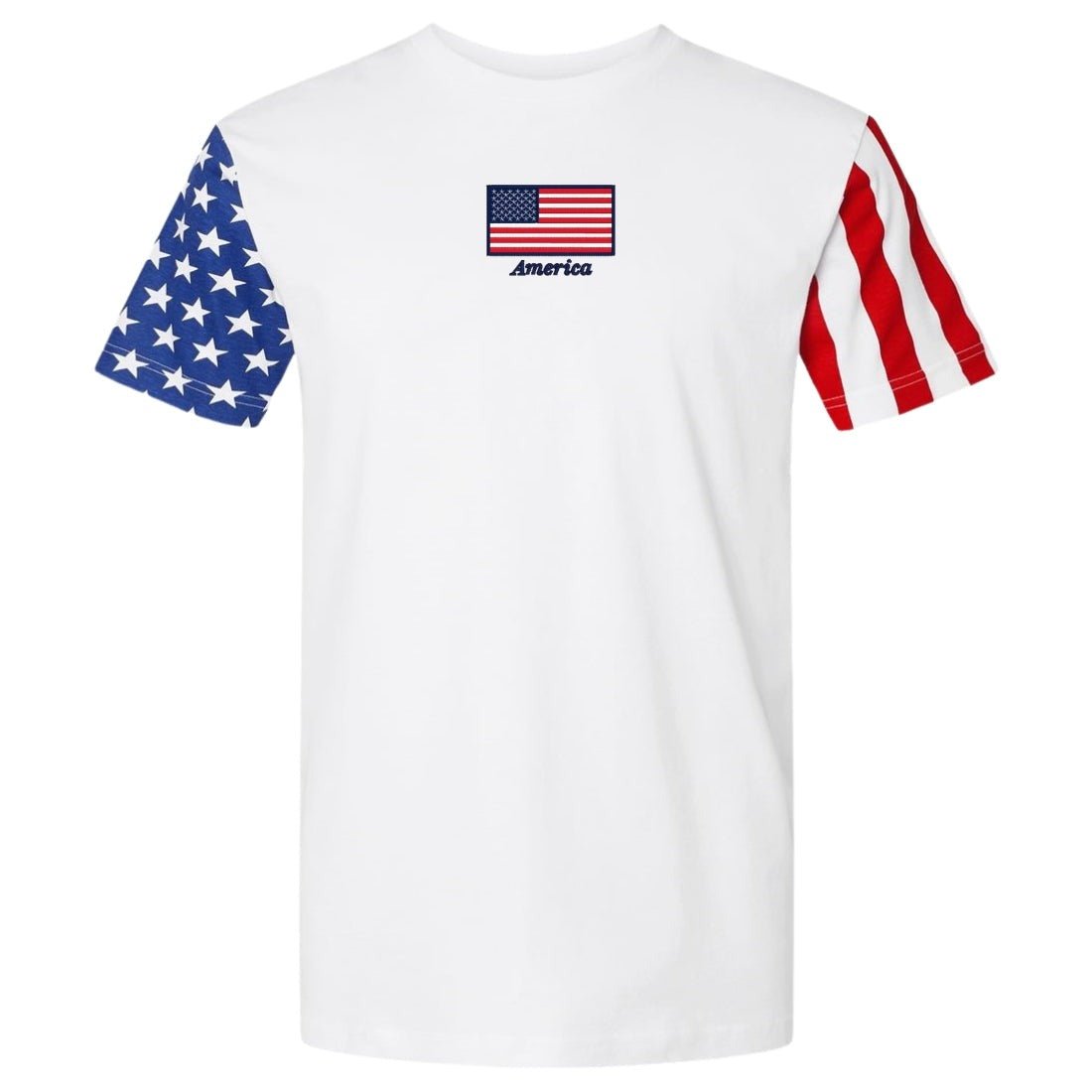 Make It Yours™ 'American Flag' Stars & Stripes T-Shirt - United Monograms