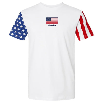 Make It Yours™ 'American Flag' Stars & Stripes T-Shirt - United Monograms