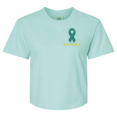 Make It Yours™ Awareness Ribbon Comfort Colors Boxy T-Shirt - United Monograms