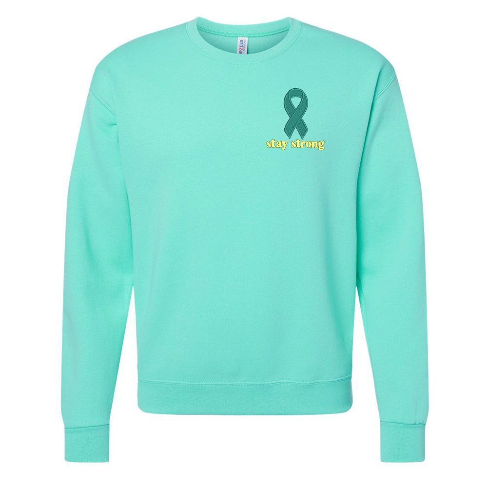 Make It Yours™ Awareness Ribbon Crewneck Sweatshirt - United Monograms