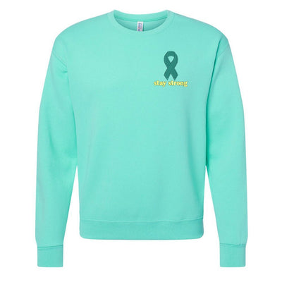 Make It Yours™ Awareness Ribbon Crewneck Sweatshirt - United Monograms