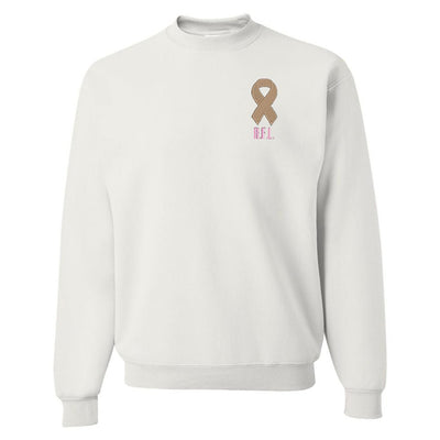 Make It Yours™ Awareness Ribbon Crewneck Sweatshirt - United Monograms