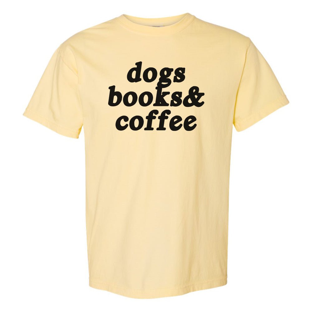 Make It Yours™ '...Books & Coffee' T-Shirt - United Monograms