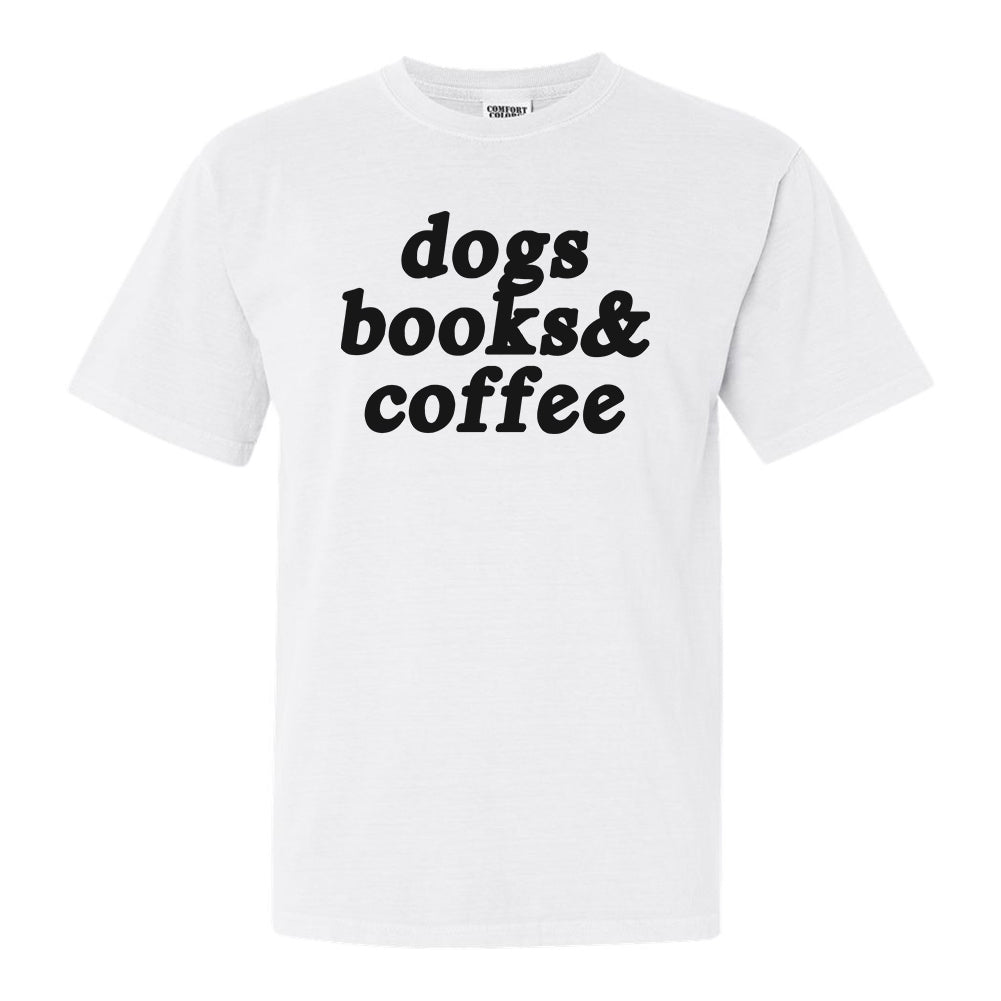 Make It Yours™ '...Books & Coffee' T-Shirt - United Monograms
