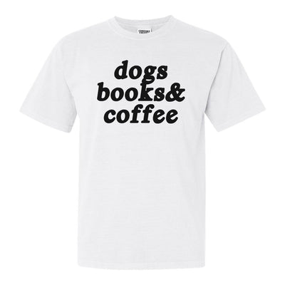 Make It Yours™ '...Books & Coffee' T-Shirt - United Monograms