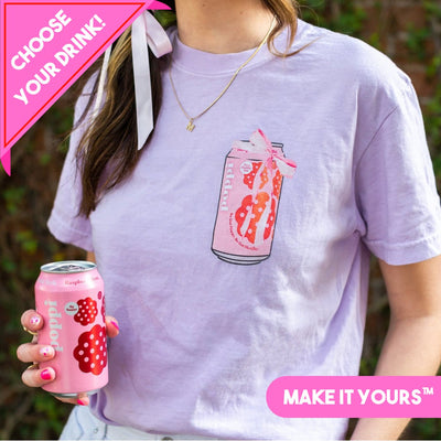 Make It Yours™ 'Bow Beverages' T-Shirt - United Monograms