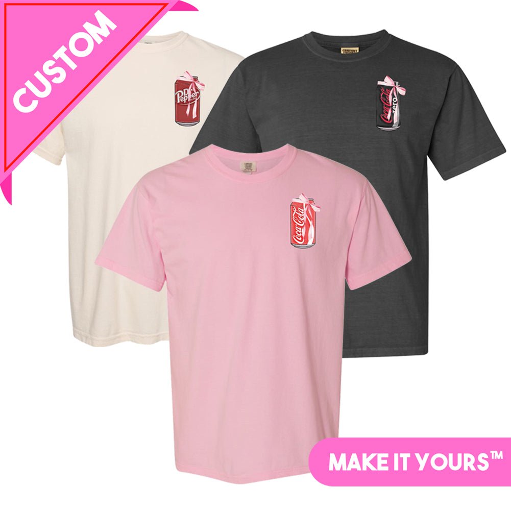 Make It Yours™ 'Bow Beverages' T-Shirt - United Monograms