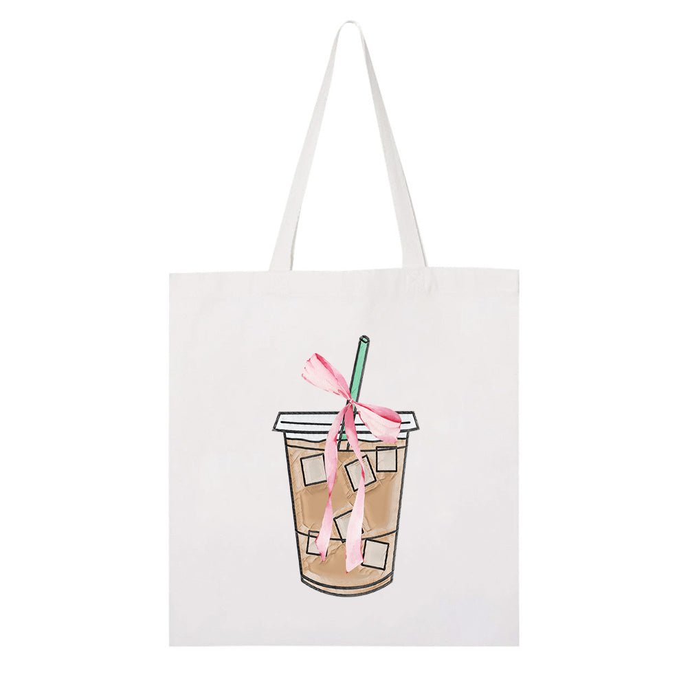 Make It Yours™ 'Bow Beverages' Tote Bag - United Monograms