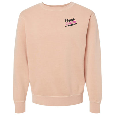 Make It Yours™ 'But First' Cozy Crew - United Monograms