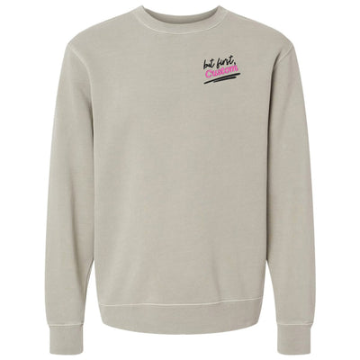 Make It Yours™ 'But First' Cozy Crew - United Monograms